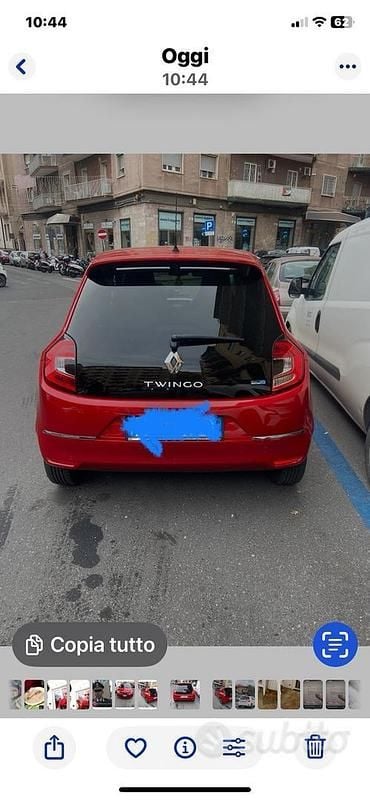 Usata Renault Twingo 60 kW (82 CV) 2021 Rosso Utilitaria