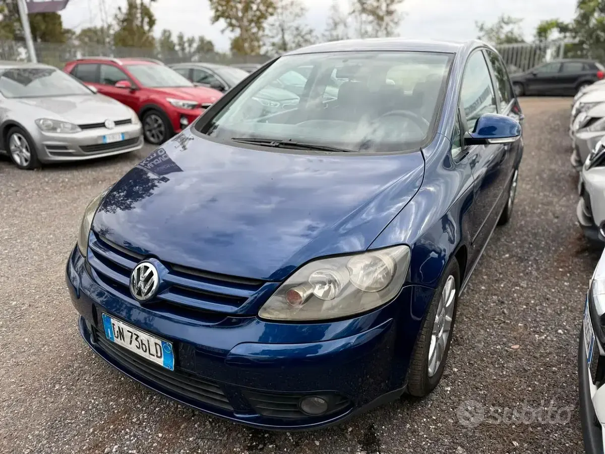 Usata VW Golf Plus Cross Sportline 140 CV (102 kW) 2005 Blu Berlina