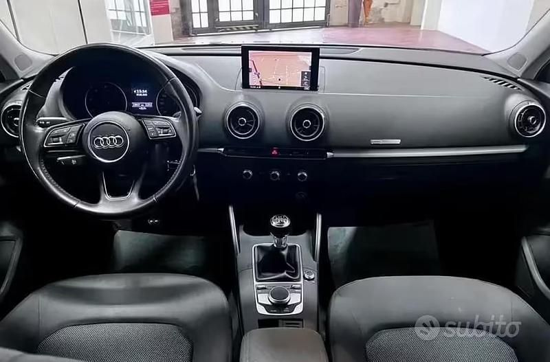 Usata Audi A3 Sport 116 CV (85 kW) 2017 Bianco Berlina