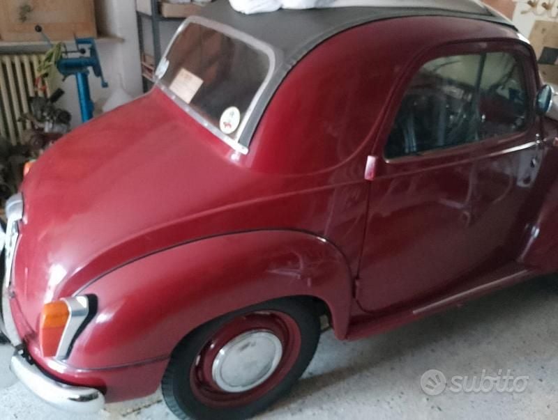 Usata Fiat Topolino 1950 Rosso Utilitaria