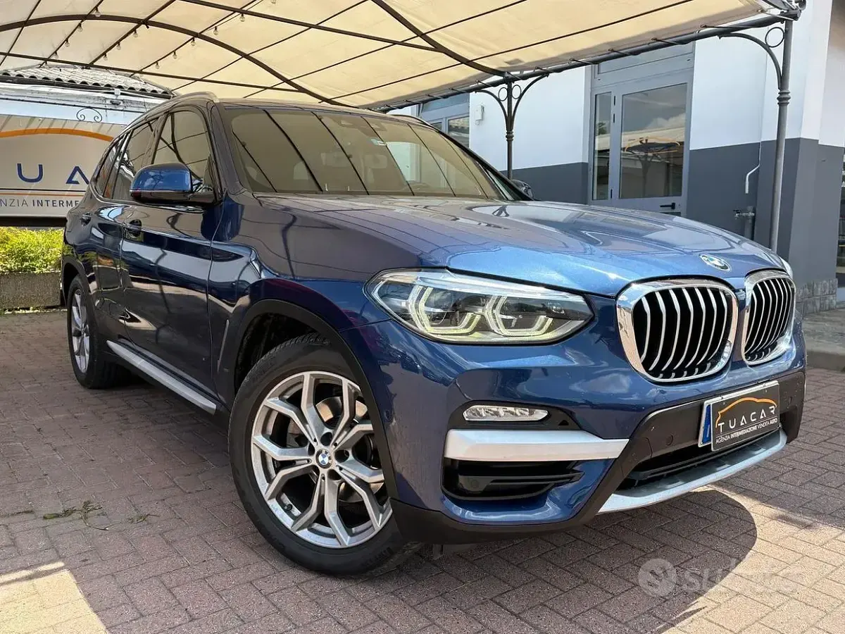 Usata BMW X3 xLine 190 CV (139 kW) 2018 Blu SUV
