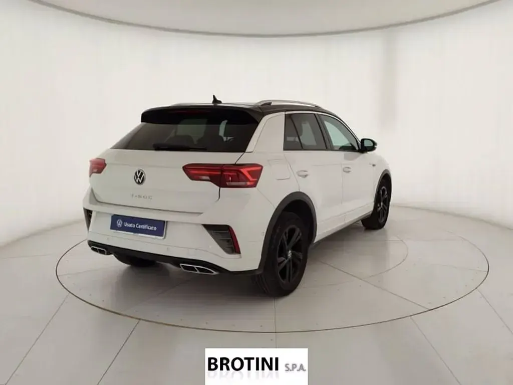 Usata VW T-Roc R-line 150 CV (110 kW) 2023 Bianco metallizzato SUV
