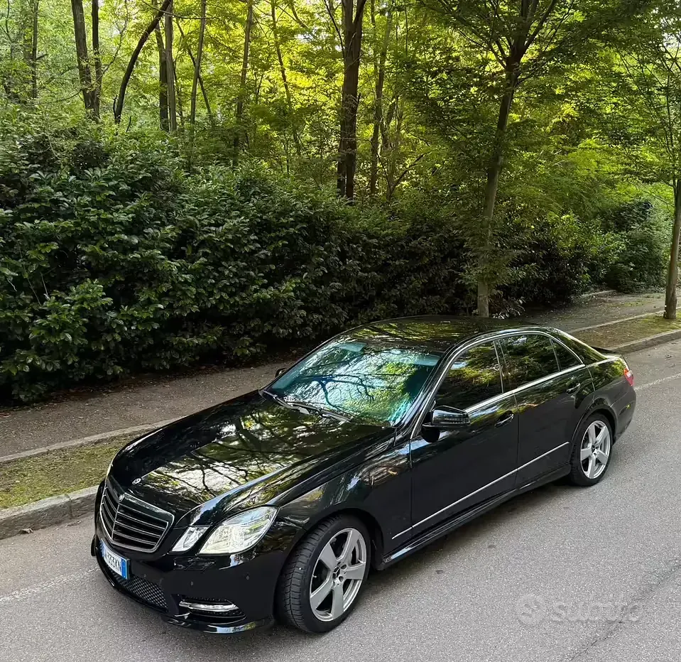 Usata Mercedes E350 Avantgarde 265 CV (194 kW) 2013 Nero Berlina