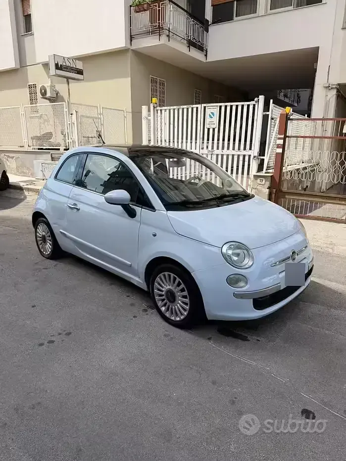 Usata Fiat 500 69 CV (50 kW) 2010 Bluazzurro Berlina