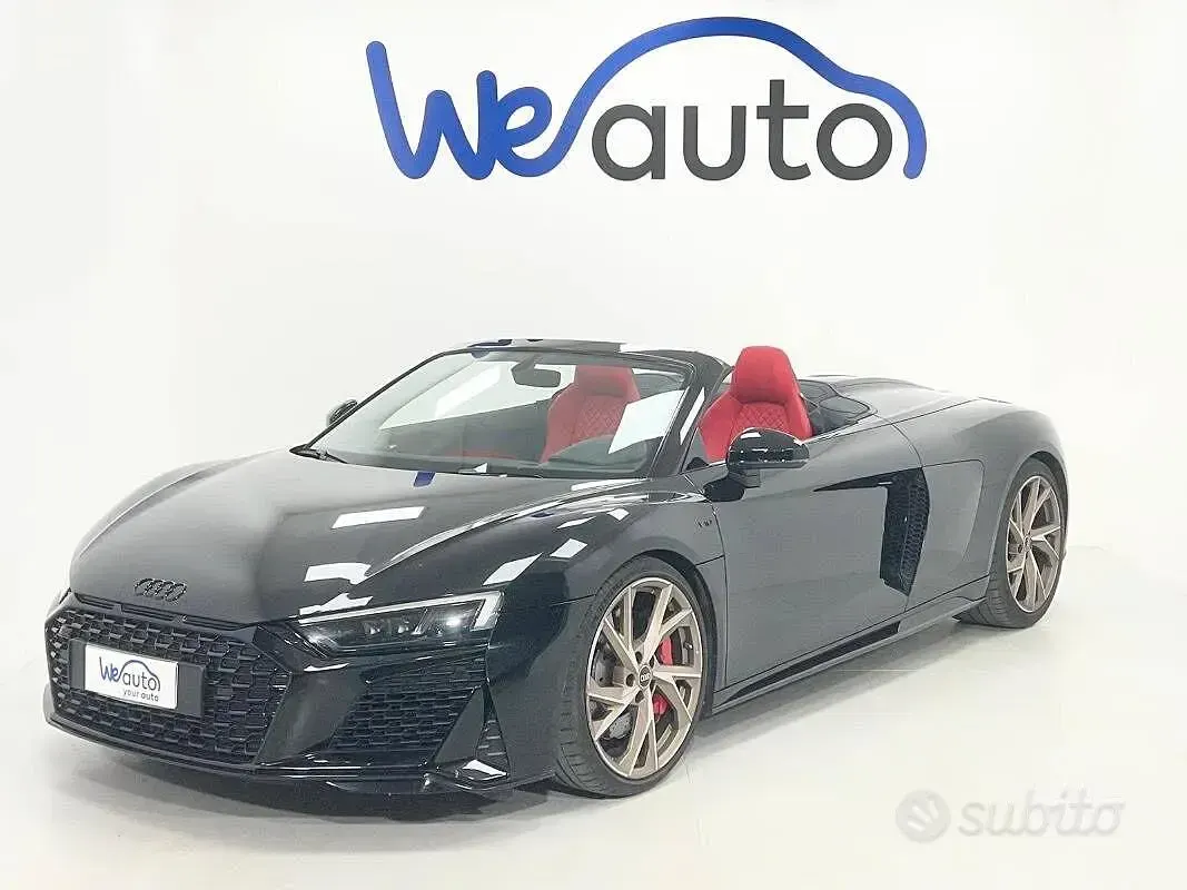 Usata Audi R8 Spyder 540 CV (397 kW) 2022 Nero Cabrio