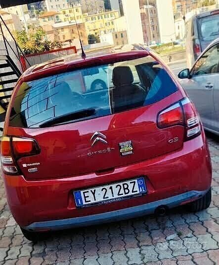 Usata Citroën C3 Exclusive 67 CV (49 kW) 2015 Rosso Berlina