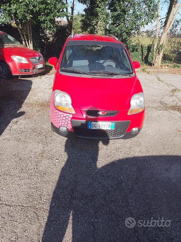 Usata Chevrolet Matiz 2007 Rosso Utilitaria