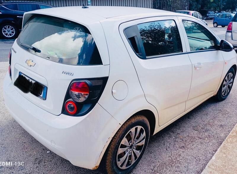 Usata Chevrolet Aveo LT 75 CV (55 kW) 2012 Bianco Berlina