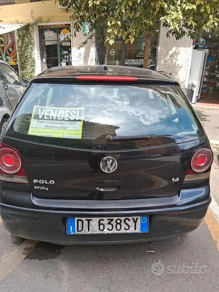 Usata VW Polo 80 CV (58 kW) 2009 Nero Utilitaria