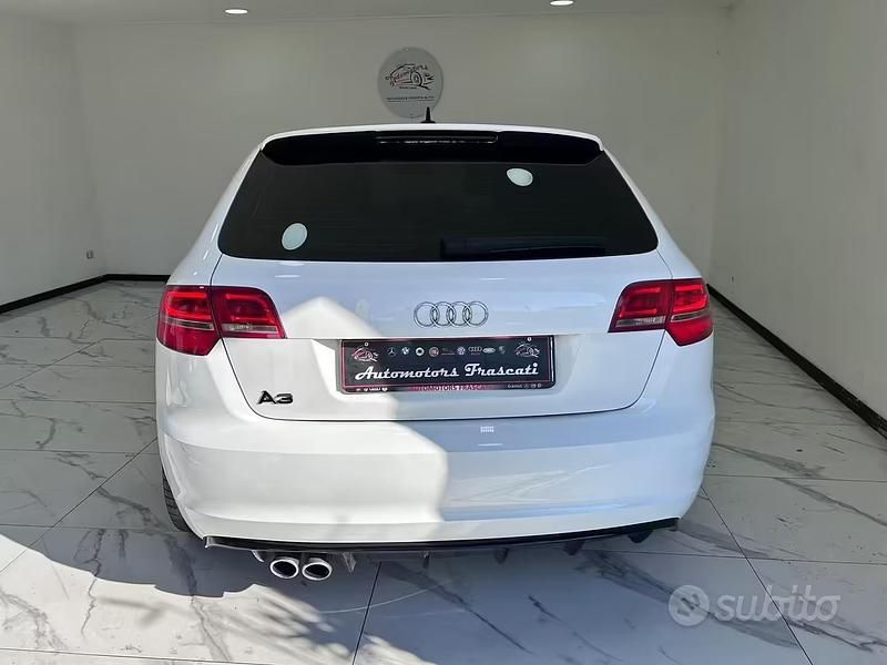 Usata Audi A3 S-Line 140 CV (102 kW) 2009 Bianco Utilitaria