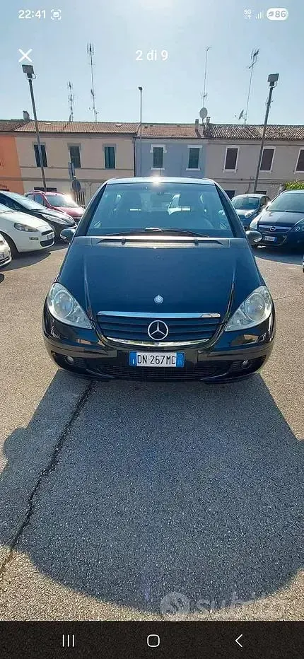 Usata Mercedes A150 95 CV (69 kW) 2008 Nero Berlina