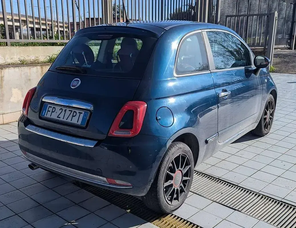 Usata Fiat 500 Pop 69 CV (50 kW) 2018 Blu/azzurro Utilitaria