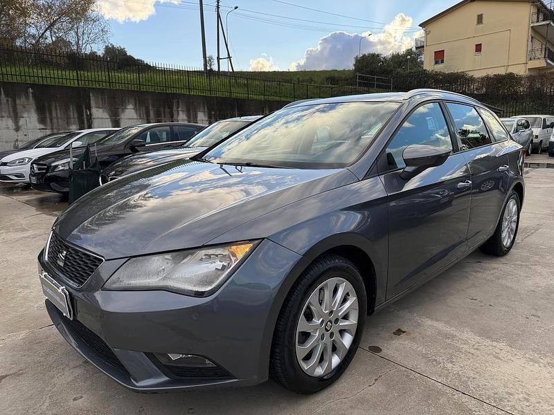 Usata Seat Leon ST Business 110 CV (80 kW) 2017 Grigio Station wagon