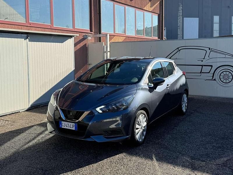 Grigio Usata 2022 Nissan Micra Acenta Tre volumi | 11.500 € (Buon prezzo) - Immagine 1/4