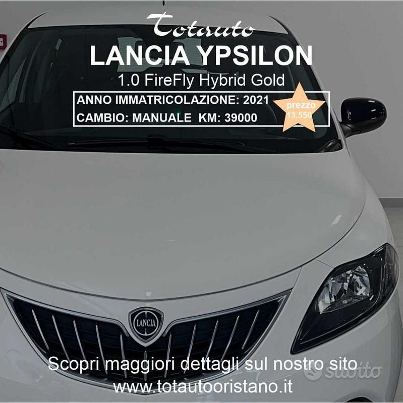 Usata Lancia Ypsilon S 69 CV (50 kW) 2021 Bianco Utilitaria