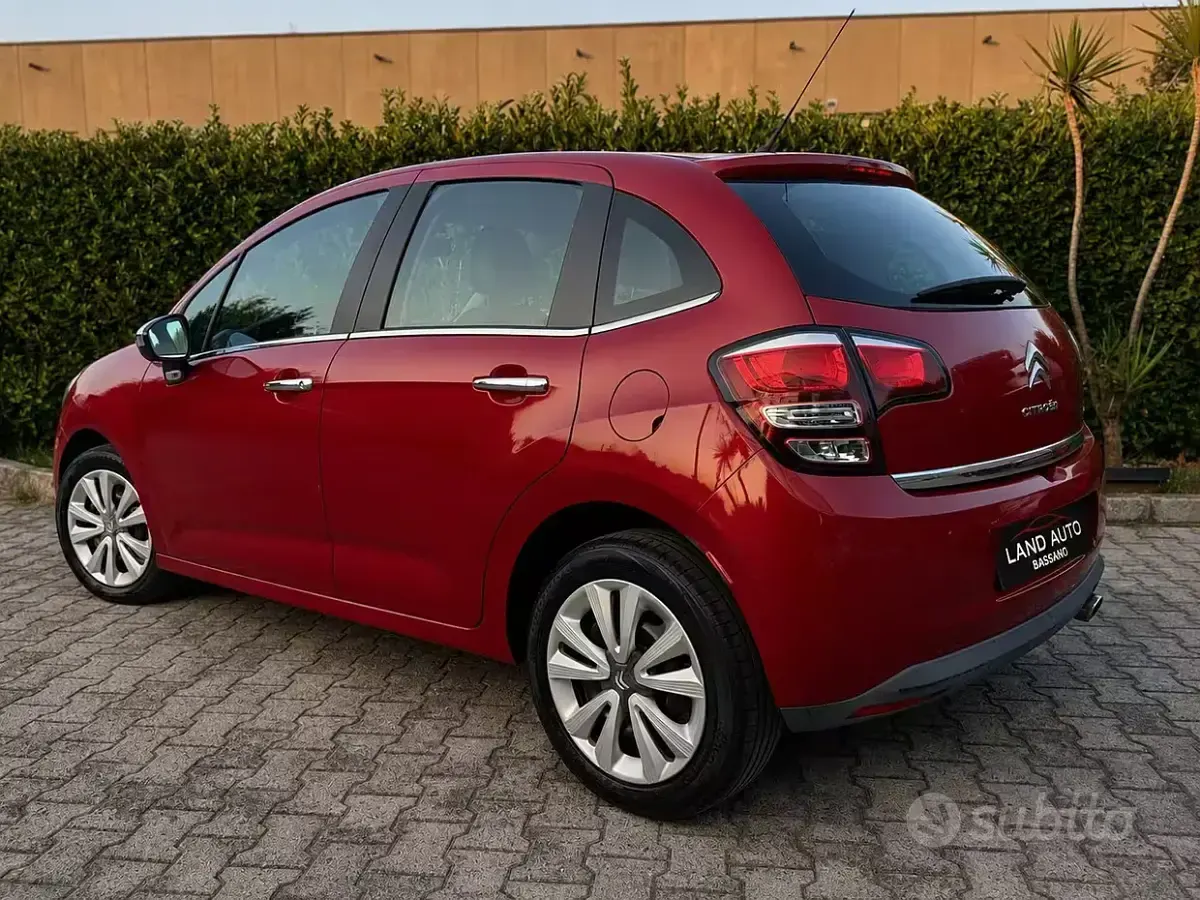 Usata Citroën C3 82 CV (60 kW) 2014 Rosso Utilitaria