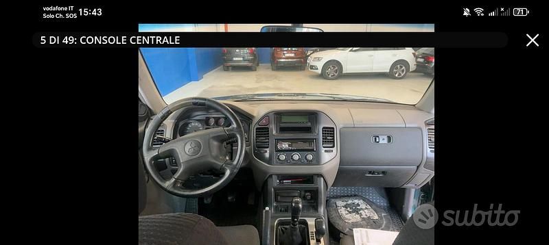 Usata Mitsubishi Pajero 160 CV (117 kW) 2005 Verde SUV