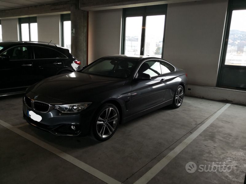 Usata BMW 420 Sport Line 184 CV (135 kW) 2014 Grigio Coupé