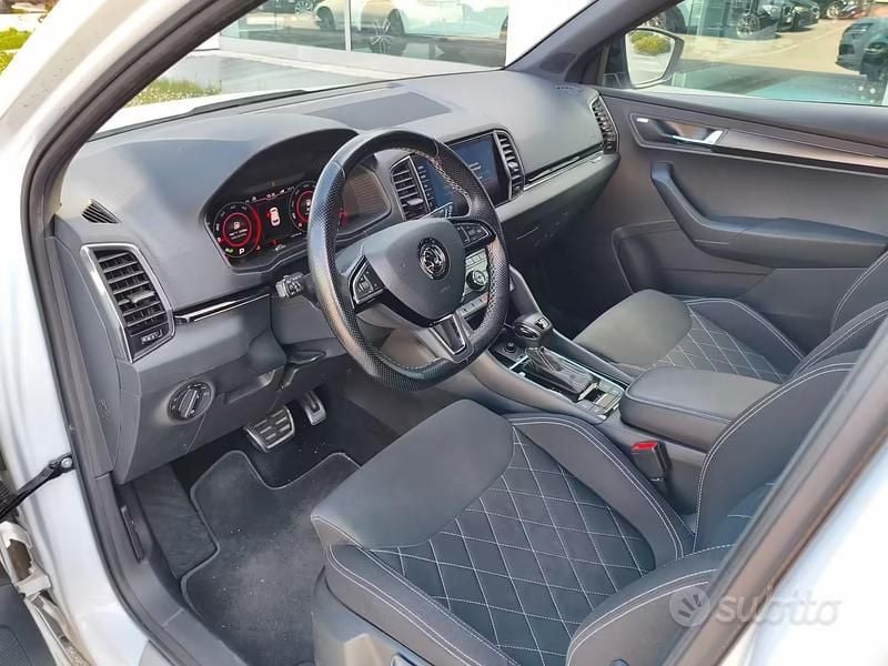 Usata Skoda Karoq SportLine 150 CV (110 kW) 2019 Bianco SUV