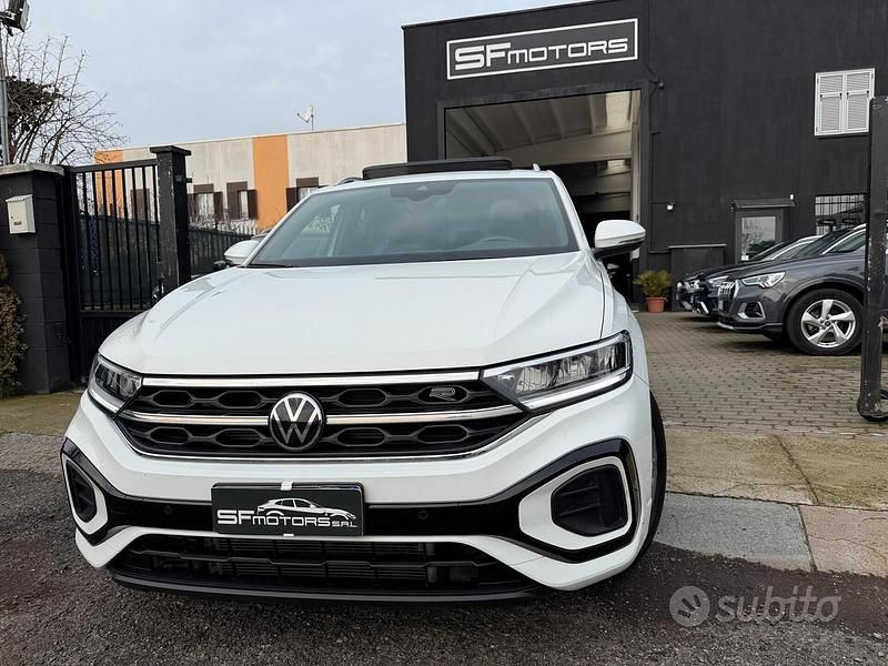 Usata VW T-Roc R-line 150 CV (110 kW) 2023 Bianco SUV