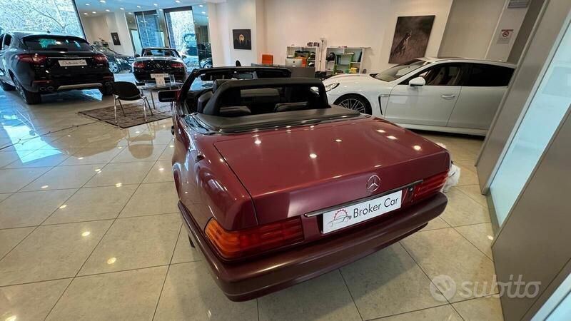 Usata Mercedes SL300 231 CV (169 kW) 1991 Rosso Cabrio