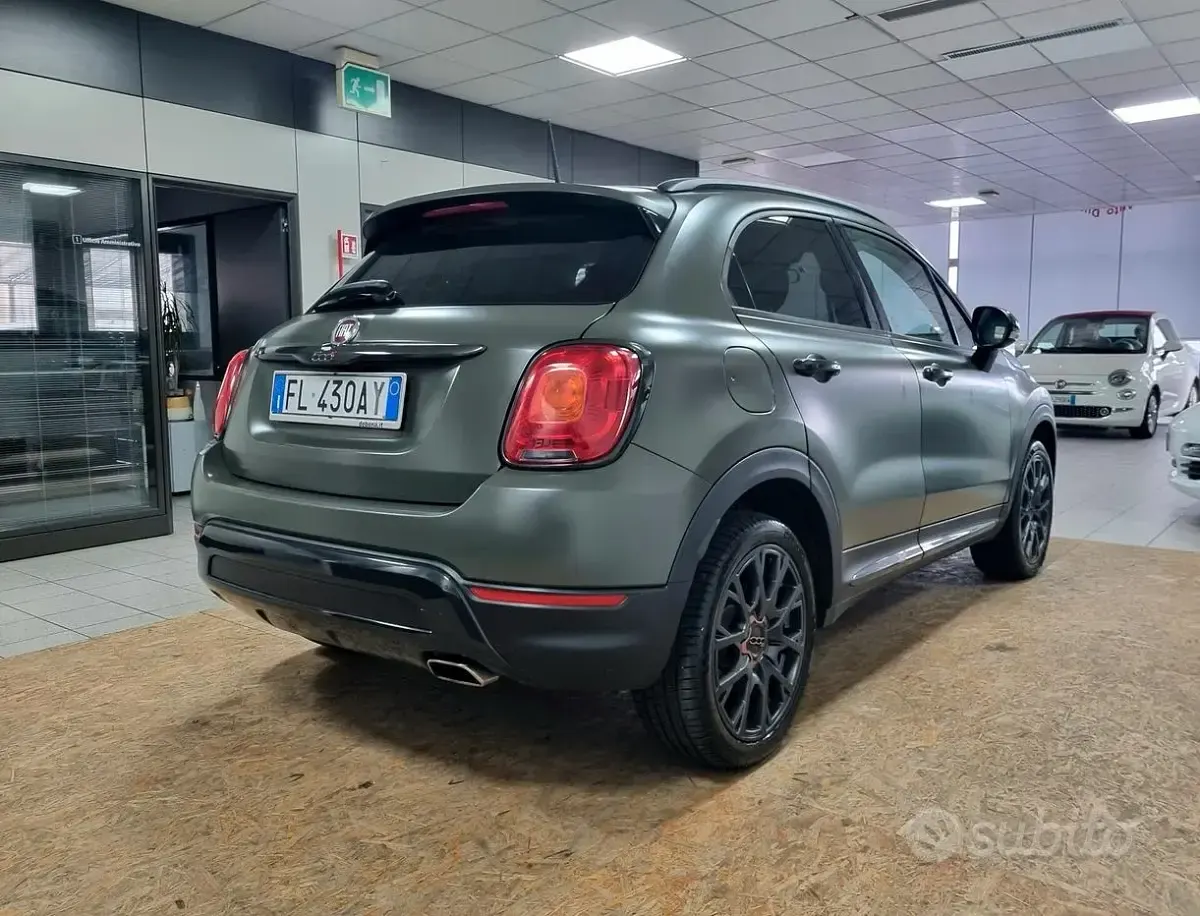 Usata Fiat 500X Cross 95 CV (69 kW) 2017 Verde SUV