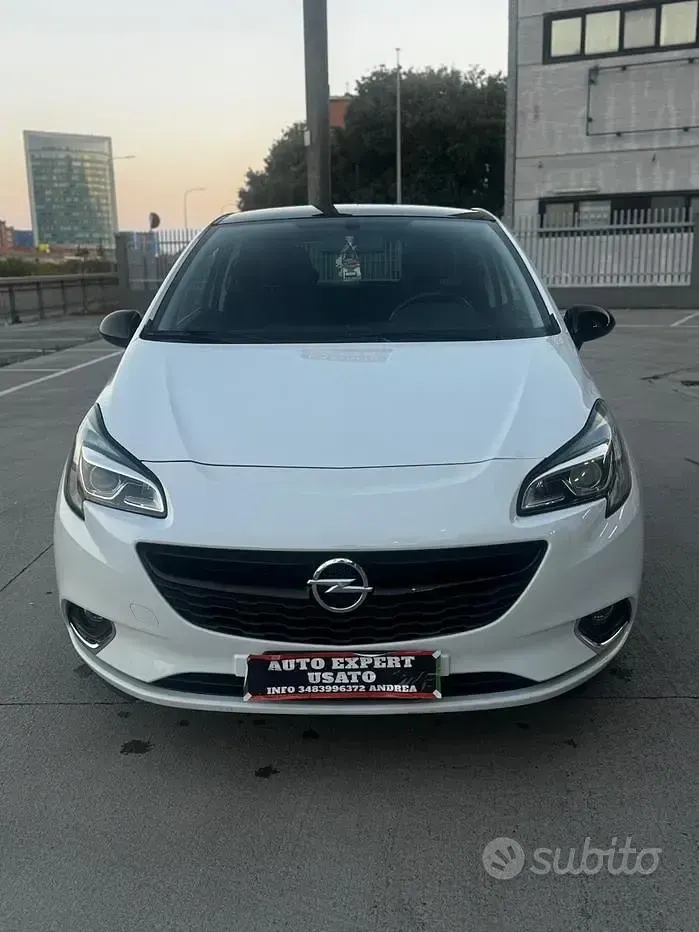 Usata Opel Corsa S 75 CV (55 kW) 2015 Bianco Utilitaria