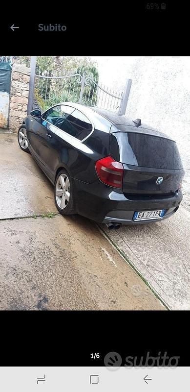 Usata BMW 123 204 CV (150 kW) 2008 Nero Utilitaria