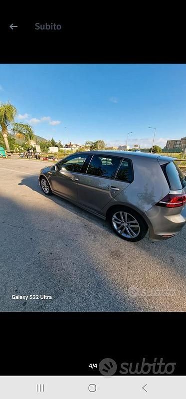 Usata VW Golf VII Comfortline 110 CV (80 kW) 2016 Grigio Berlina