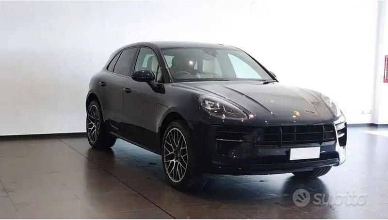 Usata Porsche Macan Turbo 353 CV (259 kW) 2019 Blu SUV