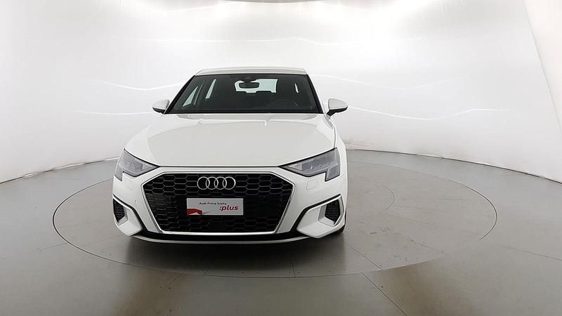 Usata Audi A3 Advanced 116 CV (85 kW) 2021 Bianco Berlina