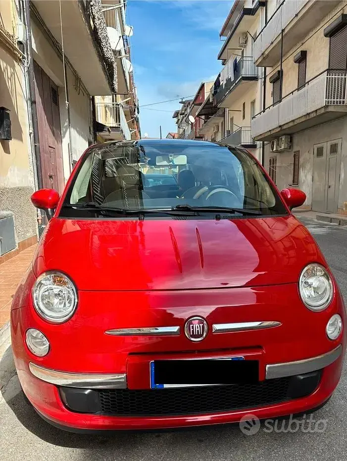 Usata Fiat 500 69 CV (50 kW) 2007 Rosso Utilitaria