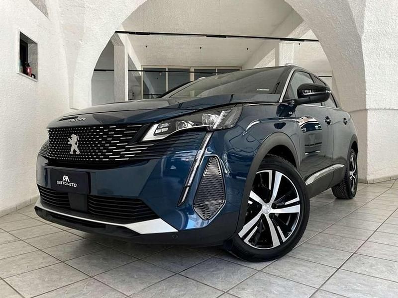 Blu/azzurro Usata 2022 Peugeot 3008 GT SUV | 19.990 € (Buon prezzo) - Immagine 1/4