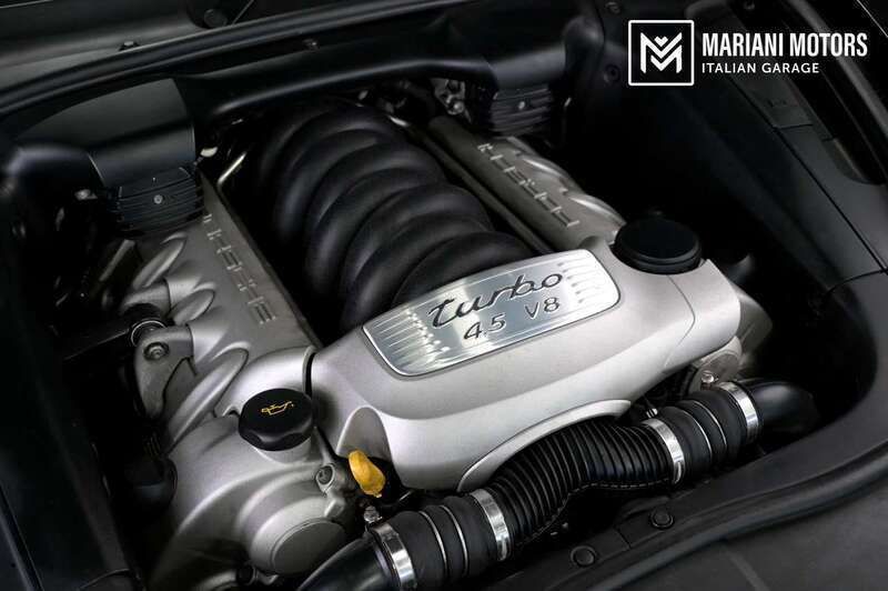 Usata Porsche Cayenne Turbo 450 CV (330 kW) 2004 Basalt schwarz metallic SUV