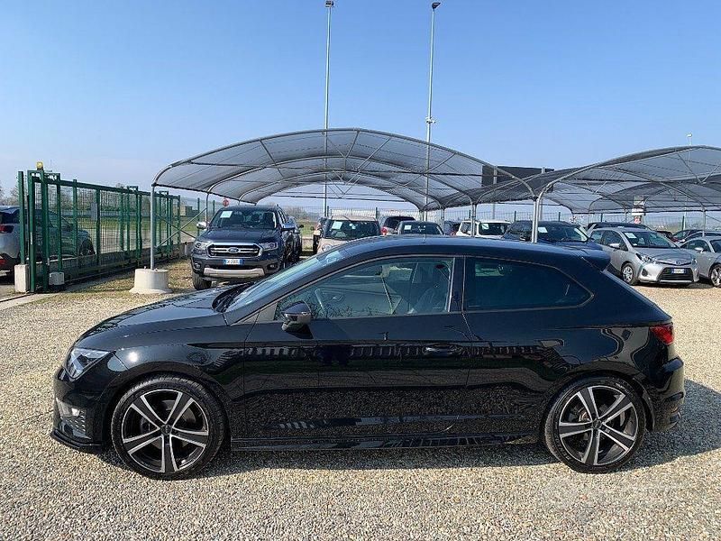 Usata Seat Leon FR 184 CV (135 kW) 2016 Nero Coupé