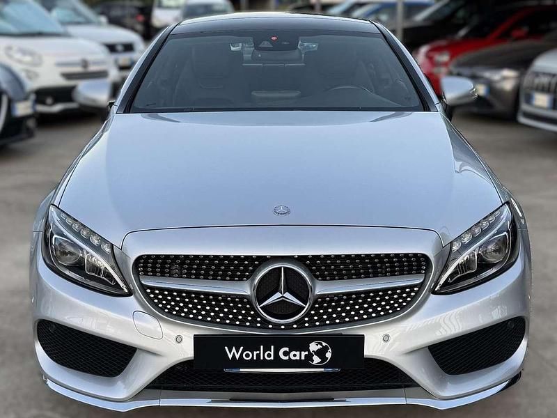 Usata Mercedes C250 Premium Plus 204 CV (150 kW) 2017 Argento Coupé