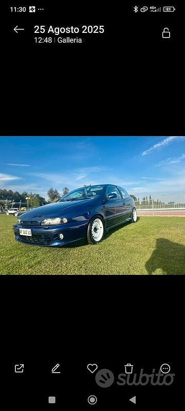 Usata Fiat Bravo 147 CV (108 kW) 1996 Blu Utilitaria