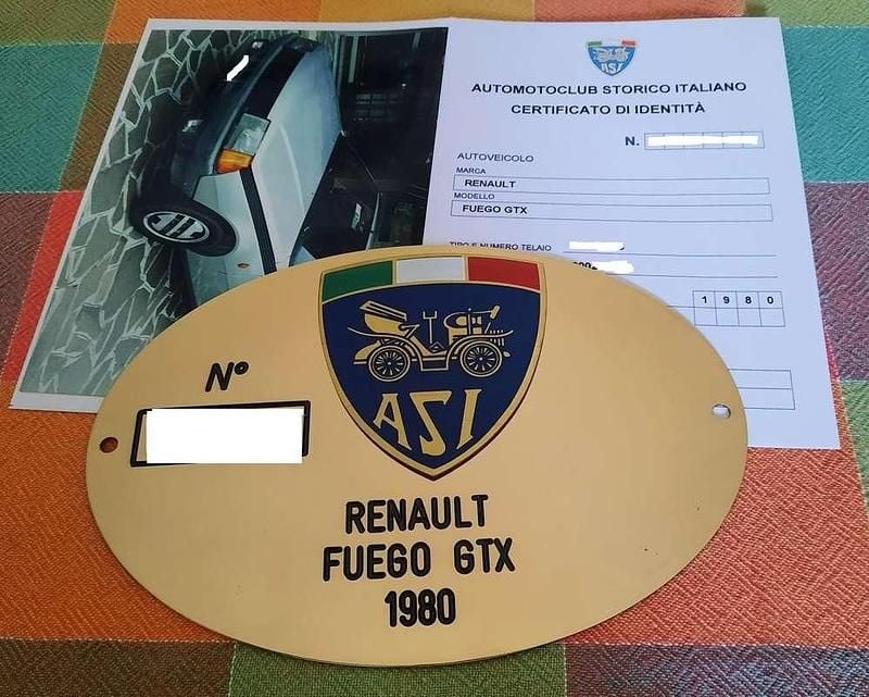 Argento Usata 1980 Renault Fuego Coupé | 7800 € - Immagine 1/4