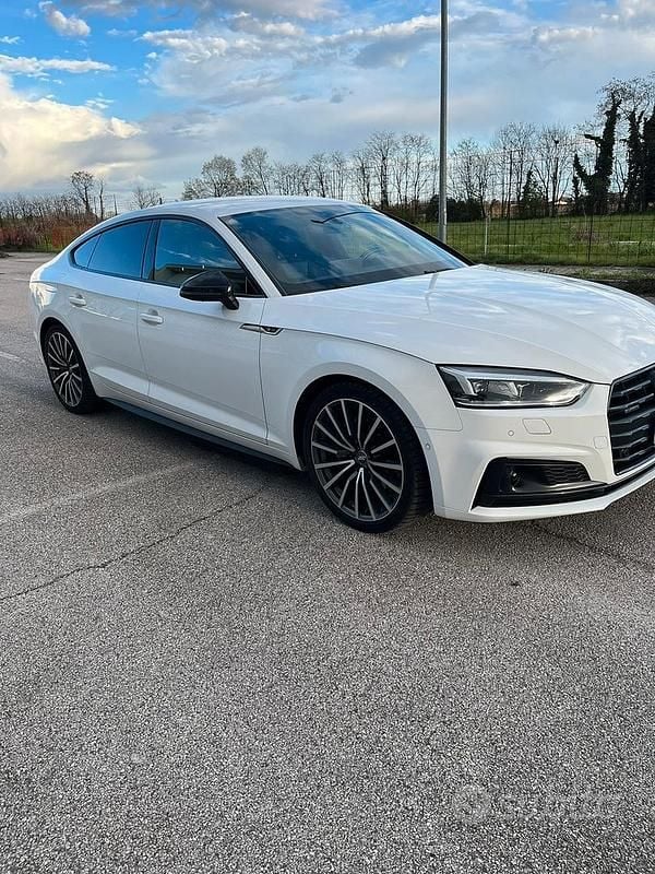 Usata Audi A5 S-Line 190 CV (139 kW) 2018 Bianco Coupé