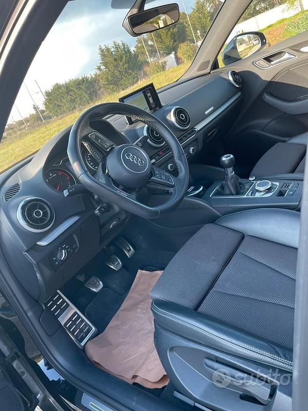 Usata Audi A3 S-Line 150 CV (110 kW) 2016 Nero Berlina