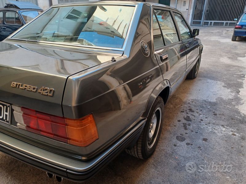 Usata Maserati Biturbo 205 CV (150 kW) 1985 Verde Berlina