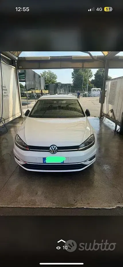 Usata VW Golf VII 116 CV (85 kW) 2017 Bianco Berlina