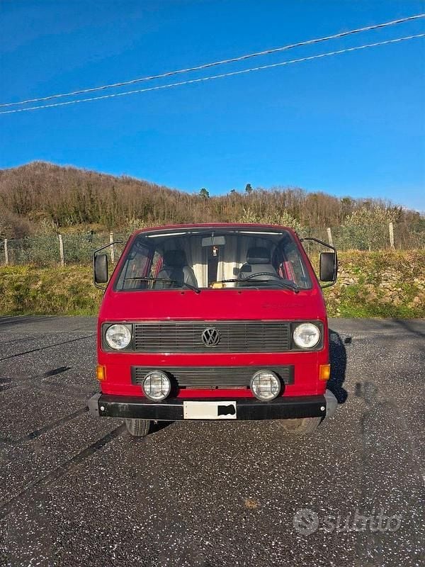 Usata VW T3 1987 Rosso Furgone