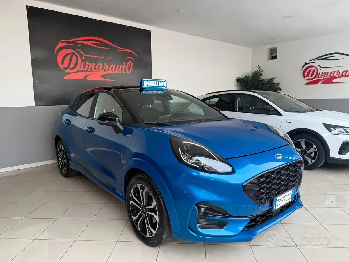 Usata Ford Puma ST-Line 124 CV (91 kW) 2020 Blu SUV