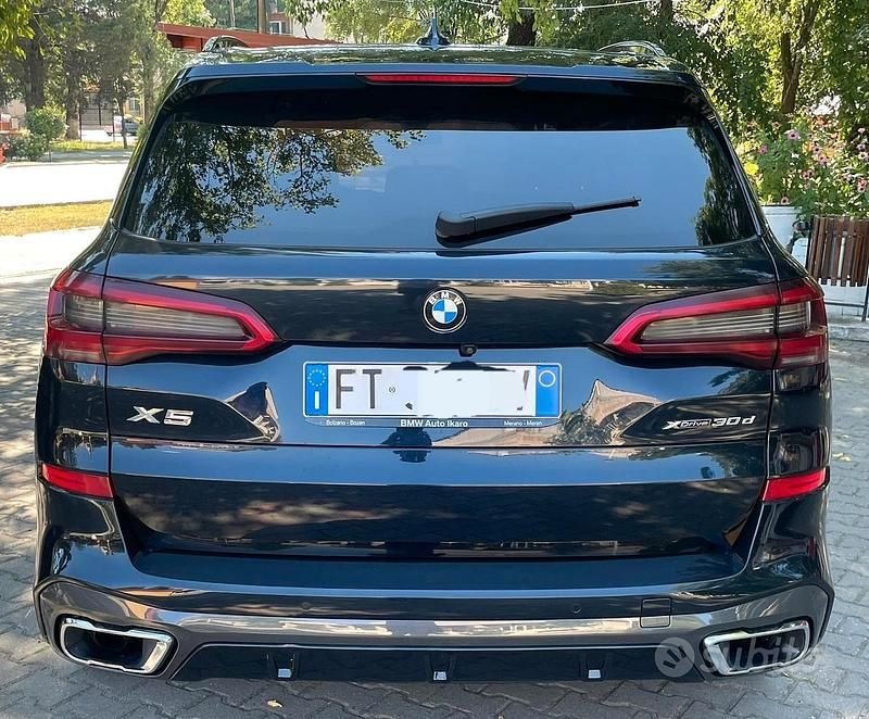 Usata BMW X5 M Sport 300 CV (220 kW) 2019 Blu SUV