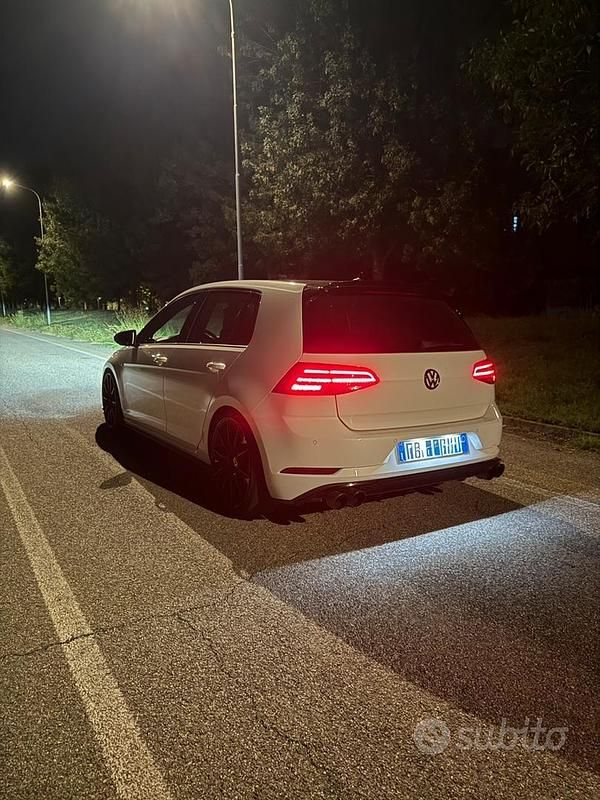 Usata VW Golf VII GTI 245 CV (180 kW) 2018 Bianco Berlina