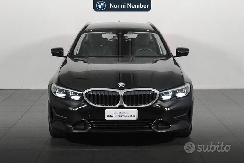 Usata BMW 320e Sport Line 190 CV (139 kW) 2021 Nero Station wagon