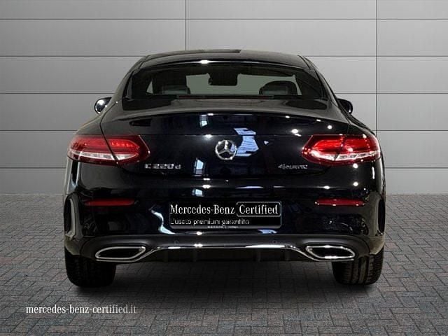 Usata Mercedes C220 Premium 194 CV (142 kW) 2021 Nero Coupé