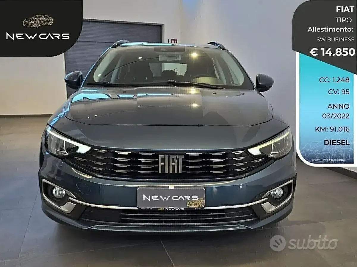 Usata Fiat Tipo Business 95 CV (69 kW) 2022 Blu Station wagon