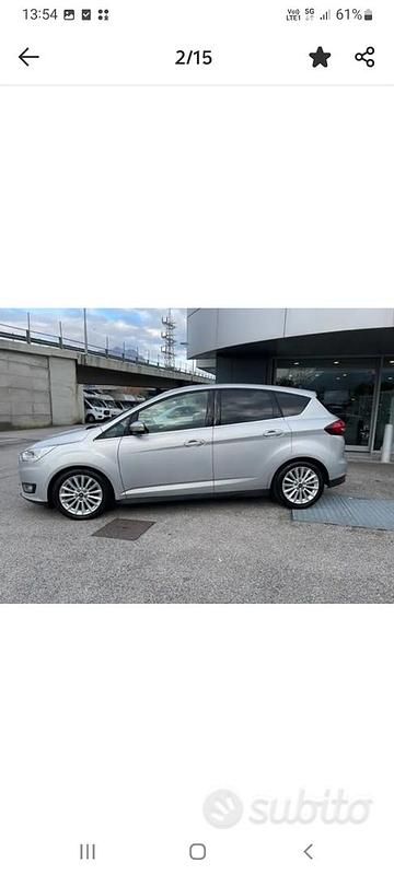 Usata Ford C-MAX 120 CV (88 kW) 2016 Grigio Monovolume